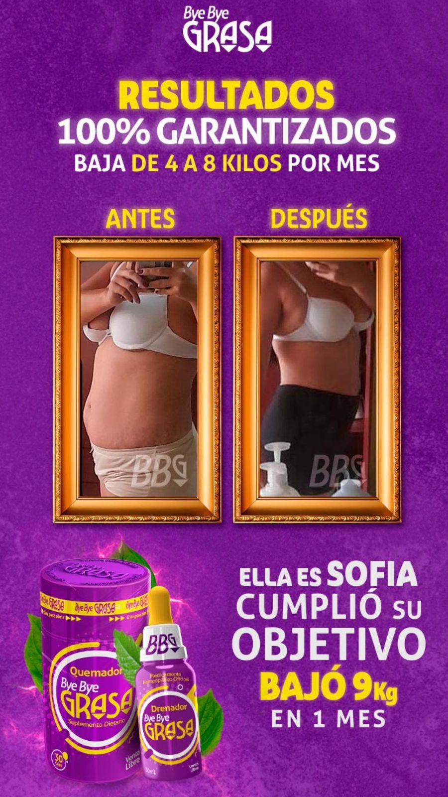QUEMADOR BYE BYE GRASA