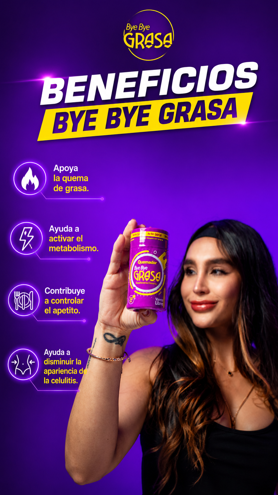 QUEMADOR BYE BYE GRASA